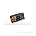 Wholesale stamped badges corporate gift logo soft enamel badges